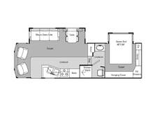 2007 Peterson Excel RT 28TRW Fifth Wheel at Wilder RV STOCK# VT24145A Floor plan Image