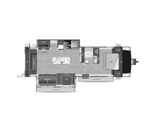 2024 Open Range Light 290RLS Travel Trailer at Wilder RV STOCK# OR24154 Floor plan Image
