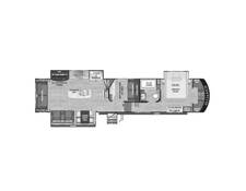 2021 Alliance RV Paradigm 390MP Fifth Wheel at Wilder RV STOCK# UT00343 Floor plan Image