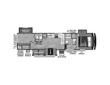 2023 KZ Durango Half-Ton 291BHT Fifth Wheel at Wilder RV STOCK# DU23129 Floor plan Image