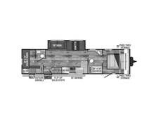 2022 KZ Connect SE 321BHKSE Travel Trailer at Wilder RV STOCK# OR23141A Floor plan Image
