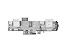 2024 Alliance RV Paradigm 395DS Fifth Wheel at Wilder RV STOCK# PA24139 Floor plan Image